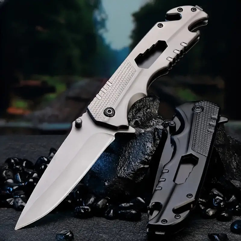 Cuchillo y Herramienta Rescate Táctico Militar Supervivencia