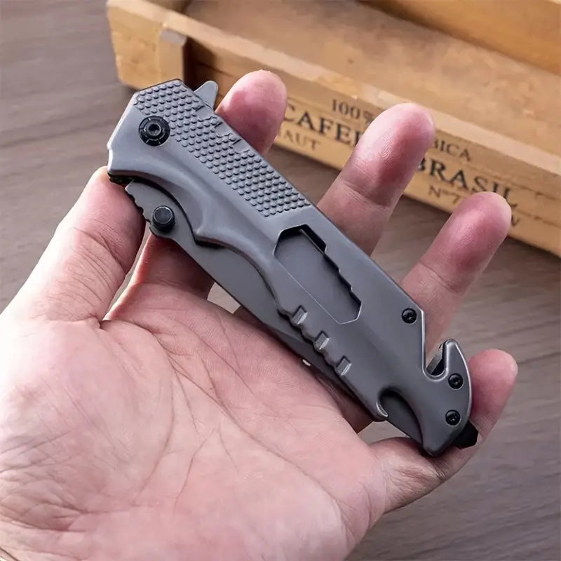 Cuchillo y Herramienta Rescate Táctico Militar Supervivencia