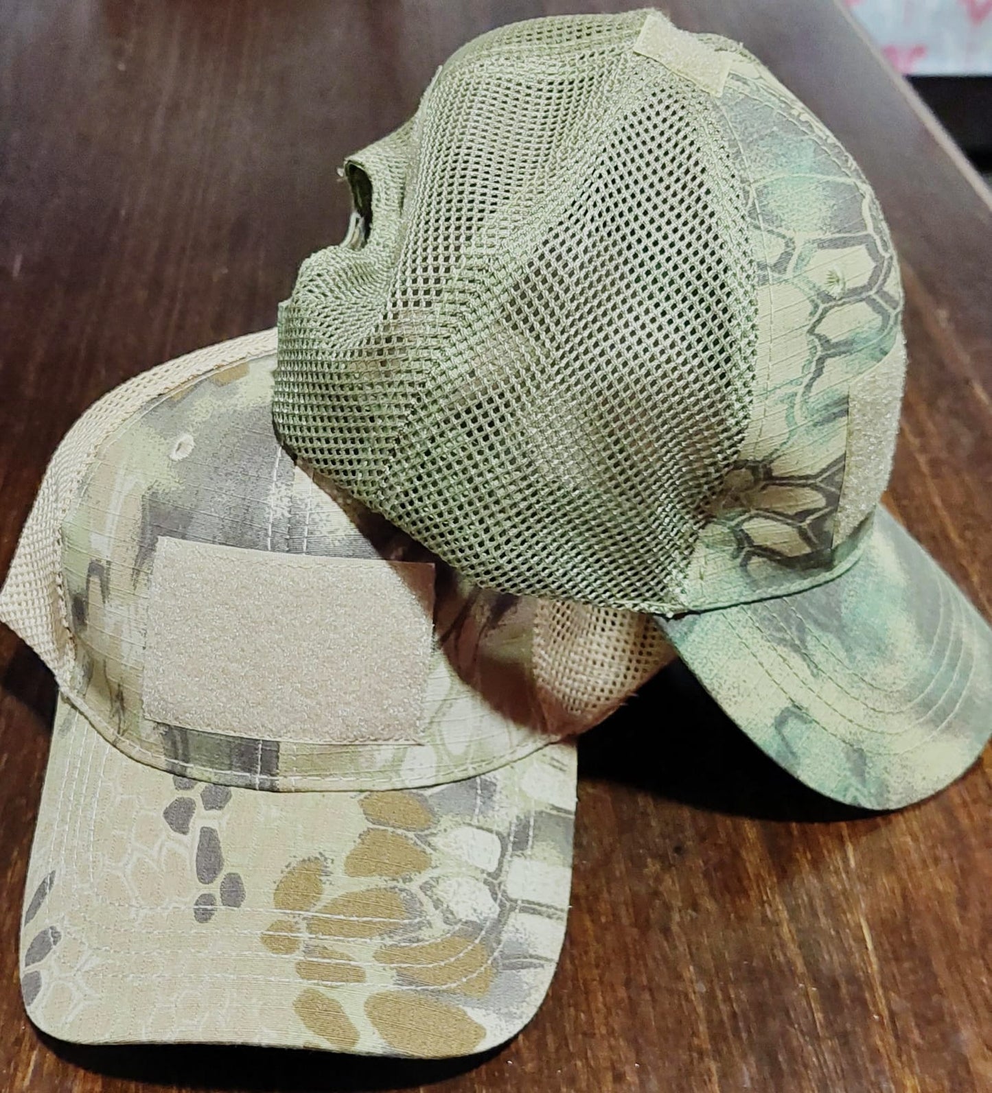 Gorra Camuflada con Malla